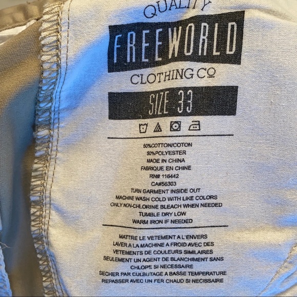 FREEWORLD Chinos - Picture 3 of 4